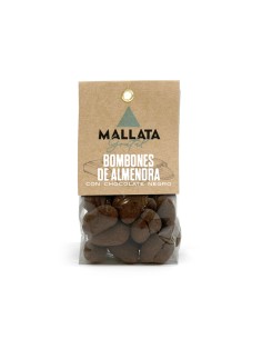 Bombones de almendra chocolate negro